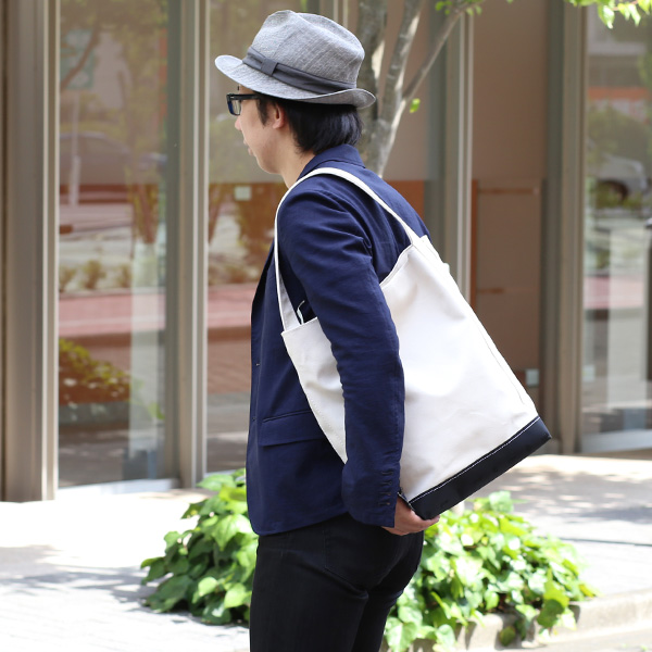  トートバッグ キャンバス ワンショルダー 無地 メンズ レディース 日本製 ブランド A4 ホワイト 白色 国産 ６号帆布 カバン 鞄 シンプル バッグ おしゃれ 高級 大人 布 軽量 軽い 通学 ショッピング kiruna(キルナ)