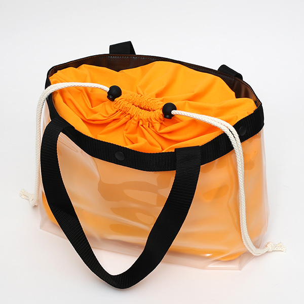 トートバッグ ブランド 日本製 メンズ レディース 無地 ポリウレタン フィルム オレンジ 橙色 国産 カバン 鞄 シンプル バッグ おしゃれ 軽量 軽い 通学 ショッピング kiruna(キルナ)