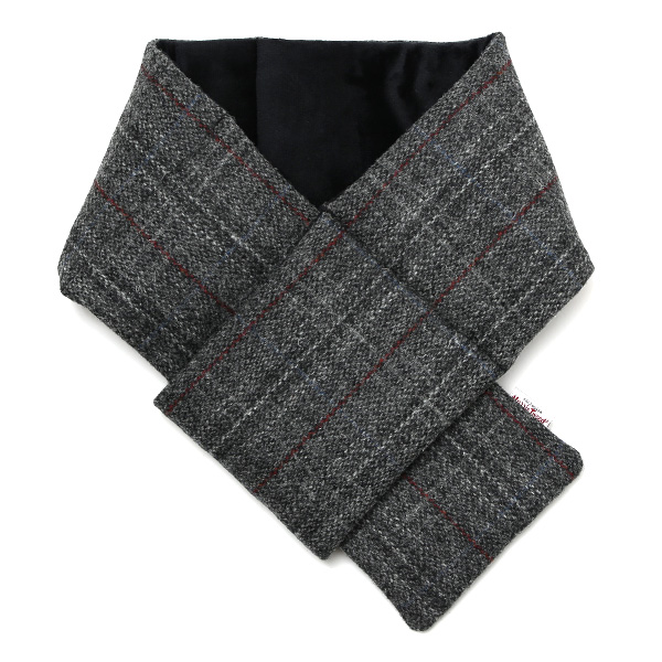 KURODA(クロダ) ハリスツイード 差し込み マフラー グレー