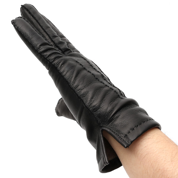  KURODA(クロダ) 手袋 カシミヤ混裏地 手縫い 革手袋 仔羊革 メンズ グローブ ブラック 黒 黒色 本革 レザー 手袋 カシミヤ混 カシミア混 ラムスキン グローブ 男性 男 プレゼント クリスマス ギフト 1万円 おしゃれ