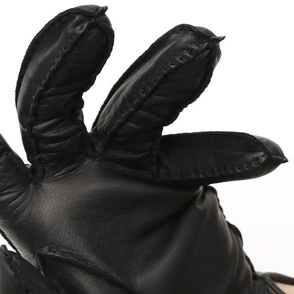  KURODA(クロダ) 手袋 カシミヤ混裏地 手縫い 革手袋 仔羊革 メンズ グローブ ブラック 黒 黒色 本革 レザー 手袋 カシミヤ混 カシミア混 ラムスキン グローブ 男性 男 プレゼント クリスマス ギフト 1万円 おしゃれ