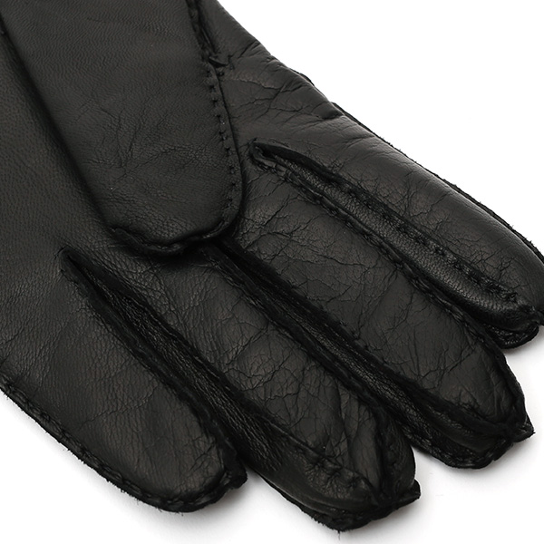  KURODA(クロダ) 手袋 カシミヤ混裏地 手縫い 革手袋 仔羊革 メンズ グローブ ブラック 黒 黒色 本革 レザー 手袋 カシミヤ混 カシミア混 ラムスキン グローブ 男性 男 プレゼント クリスマス ギフト 1万円 おしゃれ
