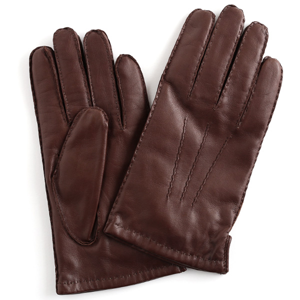 KURODA(クロダ) 羊革 メンズ 手袋 ブラウン