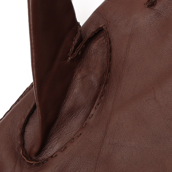  KURODA(クロダ) 手袋 カシミヤ混裏地 手縫い 革手袋 仔羊革 メンズ グローブ ブラウン 茶 茶色 本革 レザー 手袋 カシミヤ混 カシミア混 ラムスキン グローブ 男性 男 プレゼント クリスマス ギフト 1万円 おしゃれ