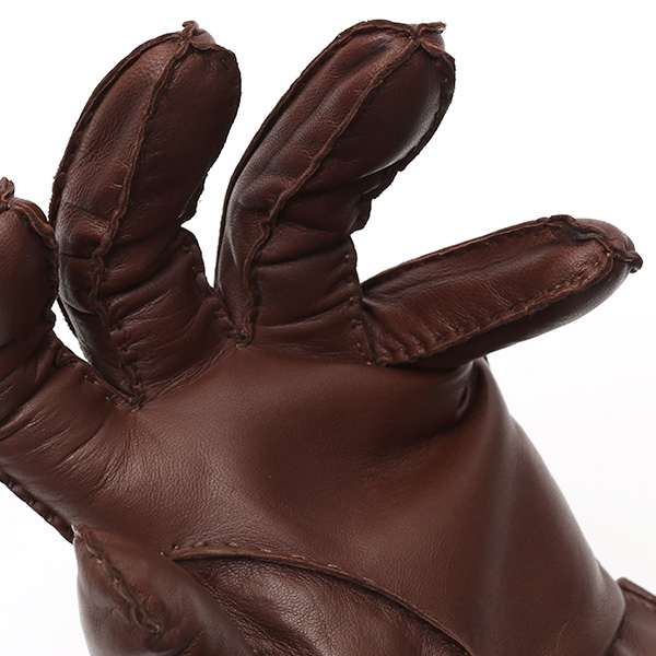  KURODA(クロダ) 手袋 カシミヤ混裏地 手縫い 革手袋 仔羊革 メンズ グローブ ブラウン 茶 茶色 本革 レザー 手袋 カシミヤ混 カシミア混 ラムスキン グローブ 男性 男 プレゼント クリスマス ギフト 1万円 おしゃれ