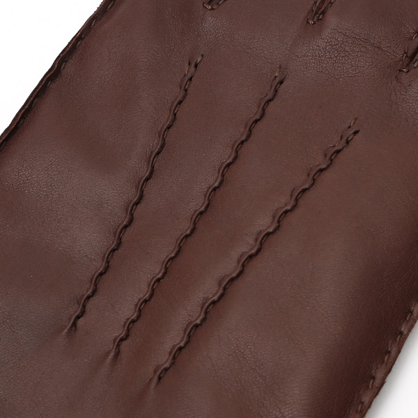  KURODA(クロダ) 手袋 カシミヤ混裏地 手縫い 革手袋 仔羊革 メンズ グローブ ブラウン 茶 茶色 本革 レザー 手袋 カシミヤ混 カシミア混 ラムスキン グローブ 男性 男 プレゼント クリスマス ギフト 1万円 おしゃれ