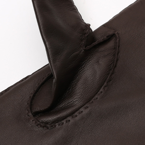  KURODA(クロダ) 手袋 カシミヤ混裏地 手縫い 革手袋 仔羊革 メンズ グローブ ダークブラウン ブラウン 茶 茶色 本革 レザー 手袋 カシミヤ混 カシミア混 ラムスキン グローブ 男性 男 プレゼント クリスマス ギフト 1万円 おしゃれ