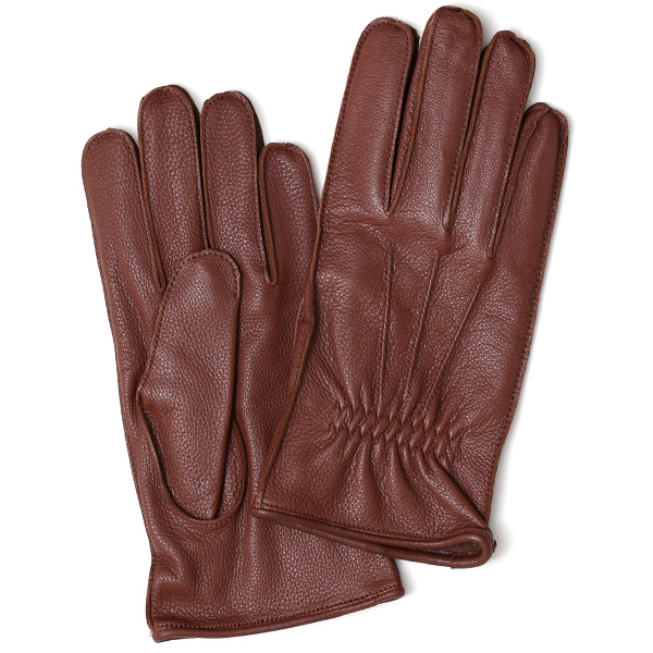 KURODA(クロダ) 鹿革 メンズ 手袋 ブラウン