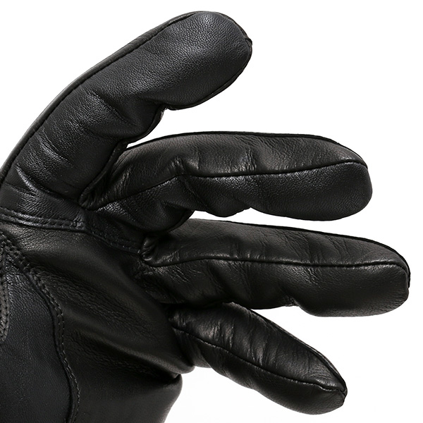  KURODA(クロダ) カシミヤ混裏地 イタリア製羊革 スマホ対応 日本製革手袋 ブラック 黒 黒色 メンズ 本革 レザー 手袋 ラムスキン(仔羊革) グローブ スマートフォン タッチパネル 対応 クリスマス ギフト プレゼント お誕生日 贈り物 男性