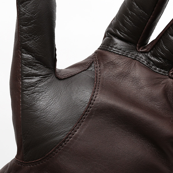  KURODA(クロダ) カシミヤ混裏地 イタリア製羊革 スマホ対応 日本製革手袋 ブラウン 茶 茶色 メンズ 本革 レザー 手袋 ラムスキン(仔羊革) グローブ スマートフォン タッチパネル 対応 クリスマス ギフト プレゼント お誕生日 贈り物 男性