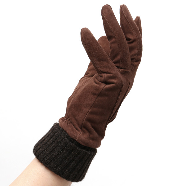  KURODA(クロダ) ヤギ革 スエード手袋 メンズ ブラウン 茶 茶色 本革 レザー 手袋 スウェード グローブ 男性 男 プレゼント クリスマス ギフト 30代 40代 50代 おしゃれ 高級 大人 皮 てぶくろ 日本 ブランド 革手袋 レザーグローブ