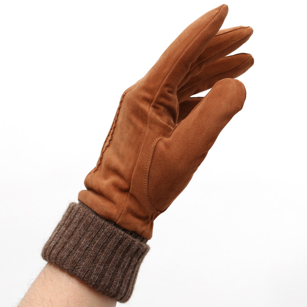  KURODA(クロダ) ヤギ革 スエード手袋 メンズ キャメル ブラウン 茶 茶色 本革 レザー 手袋 スウェード グローブ 男性 男 プレゼント クリスマス ギフト 30代 40代 50代 おしゃれ 高級 大人 皮 てぶくろ 日本 ブランド 革手袋 レザーグローブ