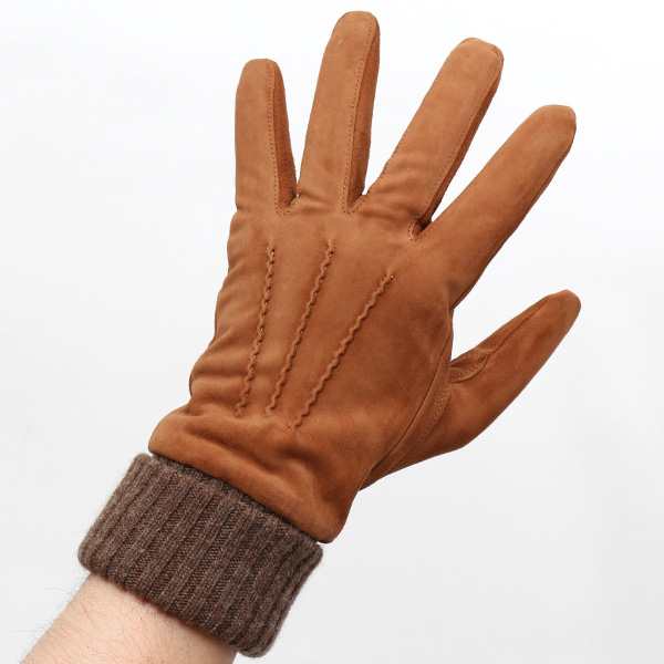 KURODA(クロダ) ヤギ革 スエード手袋 メンズ キャメル ブラウン 茶 茶色 本革 レザー 手袋 スウェード グローブ 男性 男 プレゼント クリスマス ギフト 30代 40代 50代 おしゃれ 高級 大人 皮 てぶくろ 日本 ブランド 革手袋 レザーグローブ