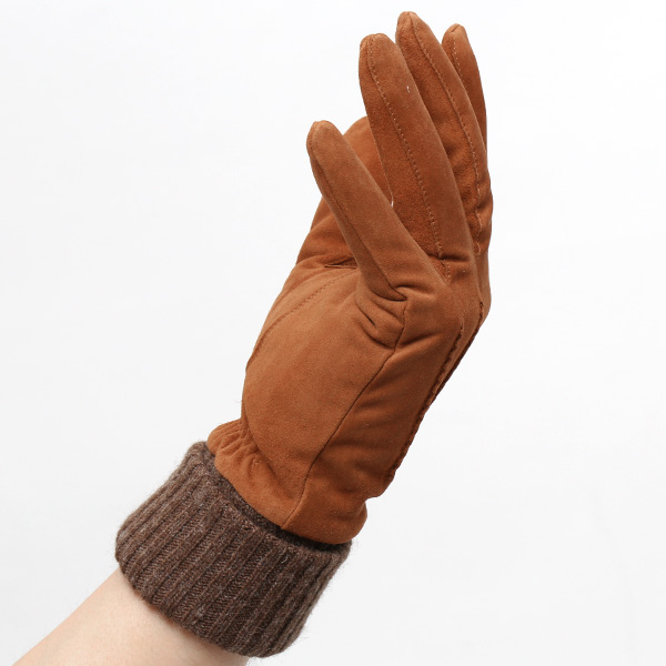  KURODA(クロダ) ヤギ革 スエード手袋 メンズ キャメル ブラウン 茶 茶色 本革 レザー 手袋 スウェード グローブ 男性 男 プレゼント クリスマス ギフト 30代 40代 50代 おしゃれ 高級 大人 皮 てぶくろ 日本 ブランド 革手袋 レザーグローブ
