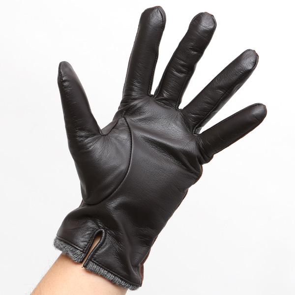  KURODA(クロダ) ゴートスエード 本革 手袋 メンズ ダークブラウン ブラウン 茶 茶色 ヤギ革 レザー グローブ スウェード 男性 男 プレゼント クリスマス ギフト 贈り物 おしゃれ 高級 大人 皮 てぶくろ 日本 ブランド 革手袋 レザーグローブ