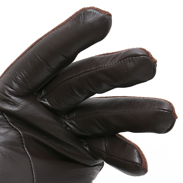  KURODA(クロダ) ゴートスエード 本革 手袋 メンズ ダークブラウン ブラウン 茶 茶色 ヤギ革 レザー グローブ スウェード 男性 男 プレゼント クリスマス ギフト 贈り物 おしゃれ 高級 大人 皮 てぶくろ 日本 ブランド 革手袋 レザーグローブ