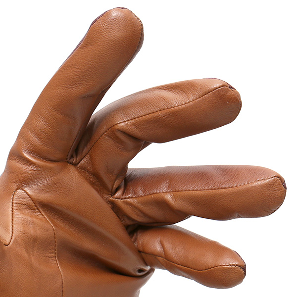  日本の老舗手袋メーカーKURODA(クロダ) 日本製 革手袋 ラムスキン(仔羊革) ワイン レッド ワイン 赤色 メンズ 本革 男性 紳士用 手袋