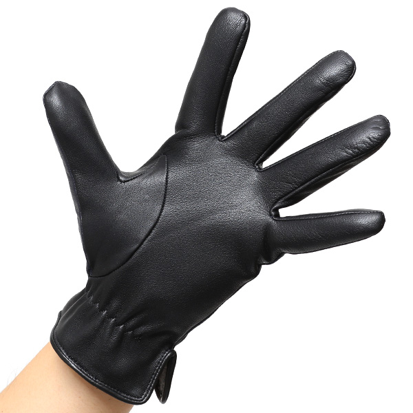  日本の老舗手袋メーカーKURODA(クロダ) 日本製 革手袋 ラムスキン(仔羊革) ブルー ネイビー 青色 メンズ 本革 男性 紳士用 手袋