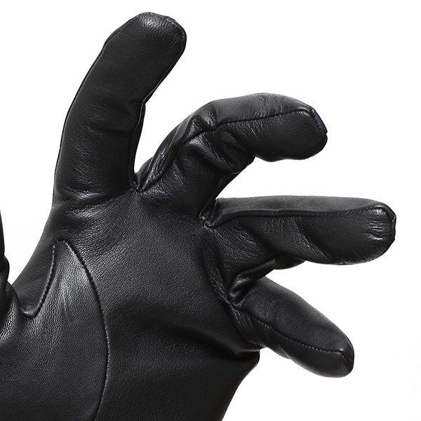  日本の老舗手袋メーカーKURODA(クロダ) 日本製 革手袋 ラムスキン(仔羊革) ブルー ネイビー 青色 メンズ 本革 男性 紳士用 手袋