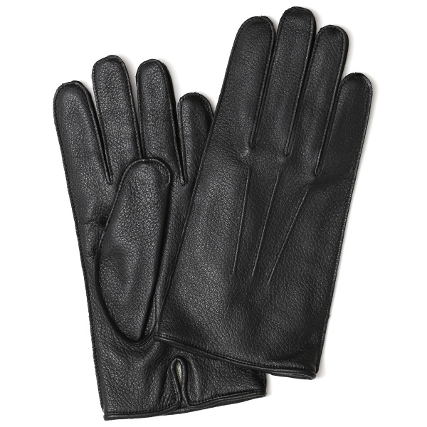 KURODA(クロダ) 鹿革 メンズ 手袋 ブラック