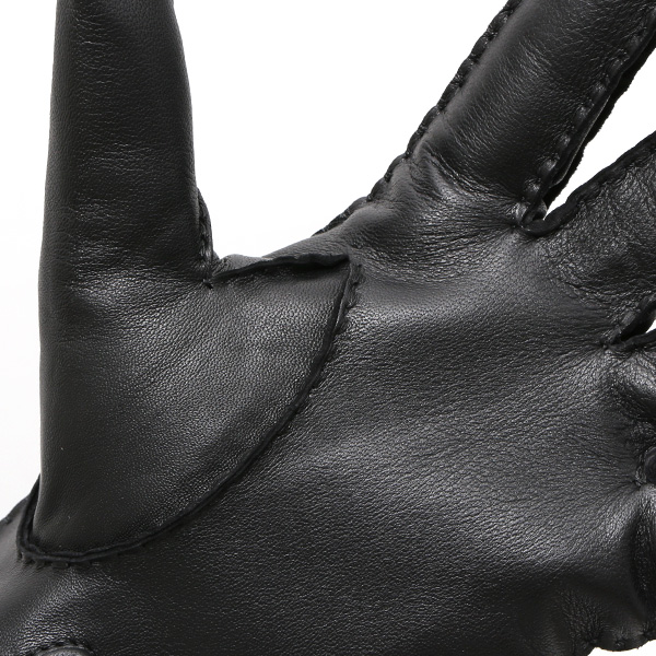  KURODA(クロダ) ラムスキン(仔羊)を使用した高級革手袋 メンズ 本革 手袋 ブラック 黒 黒色 レザー グローブ 革手袋