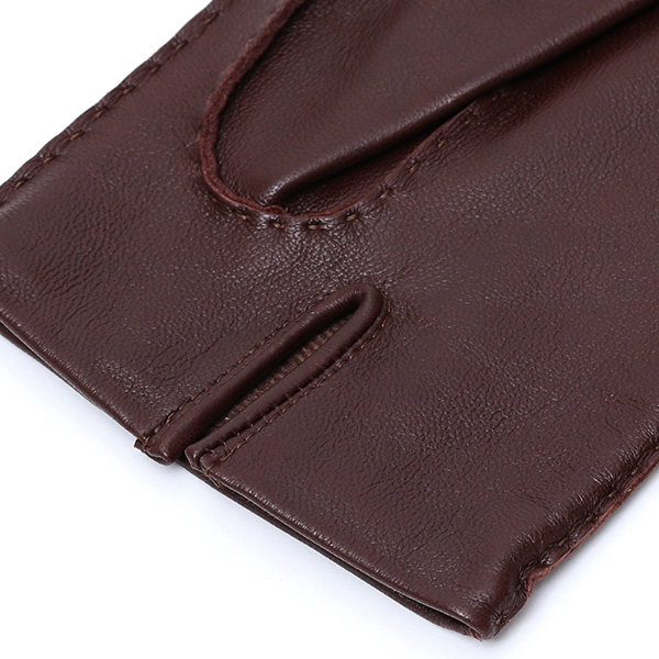  KURODA(クロダ) ラムスキン(仔羊)を使用した高級革手袋 メンズ 本革 手袋 ブラウン 茶 茶色 レザー グローブ 革手袋