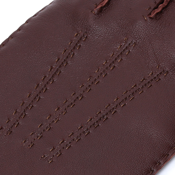  KURODA(クロダ) ラムスキン(仔羊)を使用した高級革手袋 メンズ 本革 手袋 ブラウン 茶 茶色 レザー グローブ 革手袋