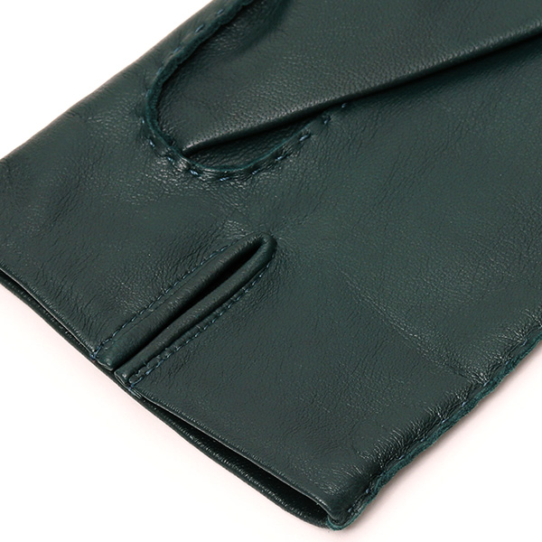  KURODA(クロダ) ラムスキン(仔羊)を使用した高級革手袋 メンズ 本革 手袋 グリーン 緑色 レザー グローブ 革手袋