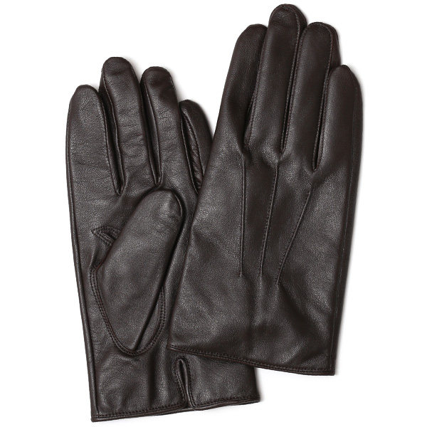 KURODA(クロダ) 羊革 メンズ 手袋 ダークブラウン