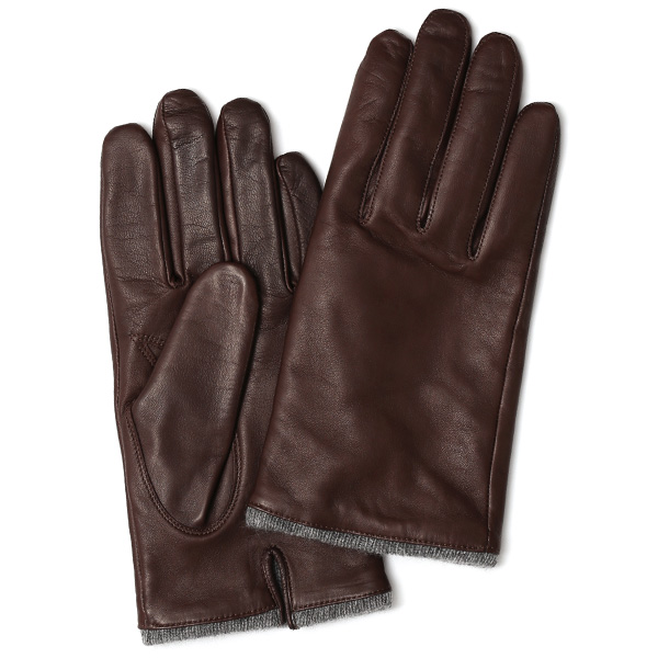 KURODA(クロダ) 羊革 メンズ 手袋 TAN(ダークブラウン)