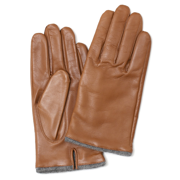 KURODA(クロダ) 羊革 メンズ 手袋 LUGGAGE(キャメルブラウン)