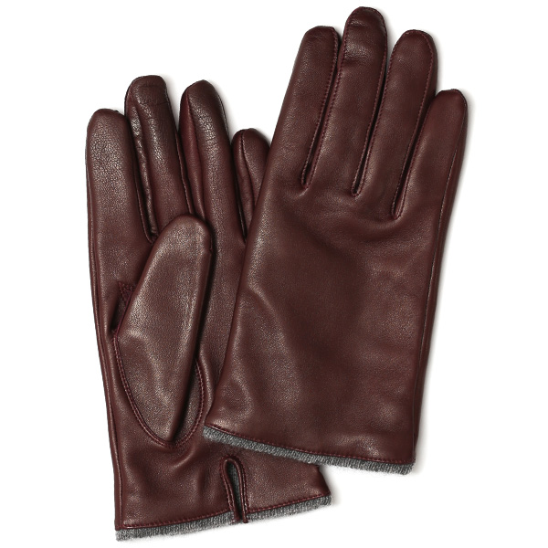 KURODA(クロダ) 羊革 メンズ 手袋 CARBERNET(ダークブラウン)