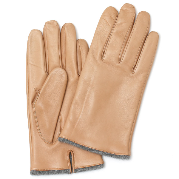 KURODA(クロダ) 羊革 メンズ 手袋 SAHARA(キャメルブラウン)