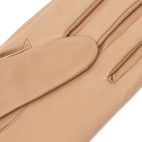  イタリア製ラムスキン(仔羊革)×カシミヤ混裏地 メンズ 手袋 ブラウン 茶 茶色 本革 レザー カシミヤ混 カシミア混 高級 大人 皮 てぶくろ