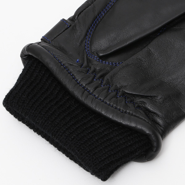  創業40年の手袋専門ブランドKURODA ラムスキン(仔羊)革手袋 メンズ ブラック 黒 黒色 本革 レザー 男性 男 プレゼント クリスマス ギフト