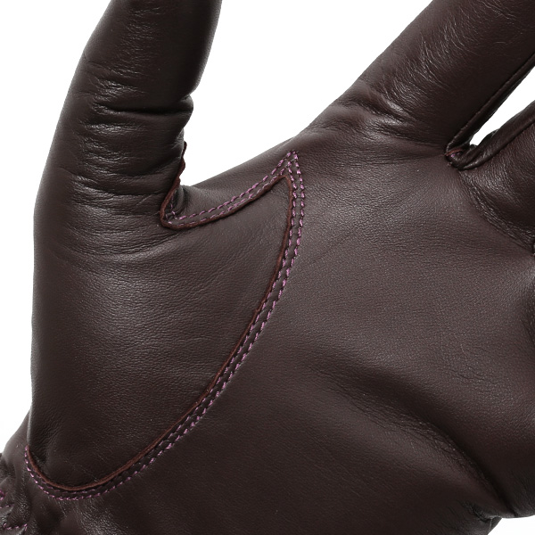  創業40年の手袋専門ブランドKURODA ラムスキン(仔羊)革手袋 メンズ ダークブラウン ブラウン 茶 茶色 本革 レザー 男性 男 プレゼント クリスマス ギフト