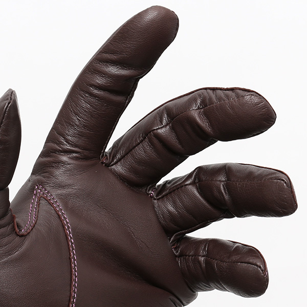  創業40年の手袋専門ブランドKURODA ラムスキン(仔羊)革手袋 メンズ ダークブラウン ブラウン 茶 茶色 本革 レザー 男性 男 プレゼント クリスマス ギフト