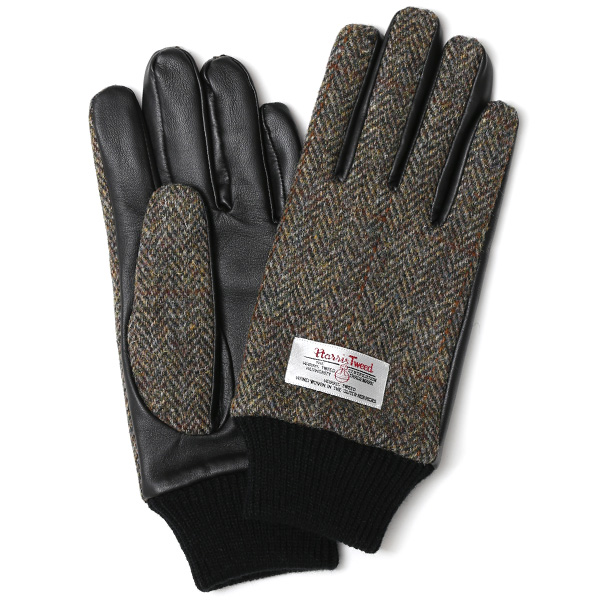 KURODA(クロダ) ハリスツイード メンズ 手袋 イエロー