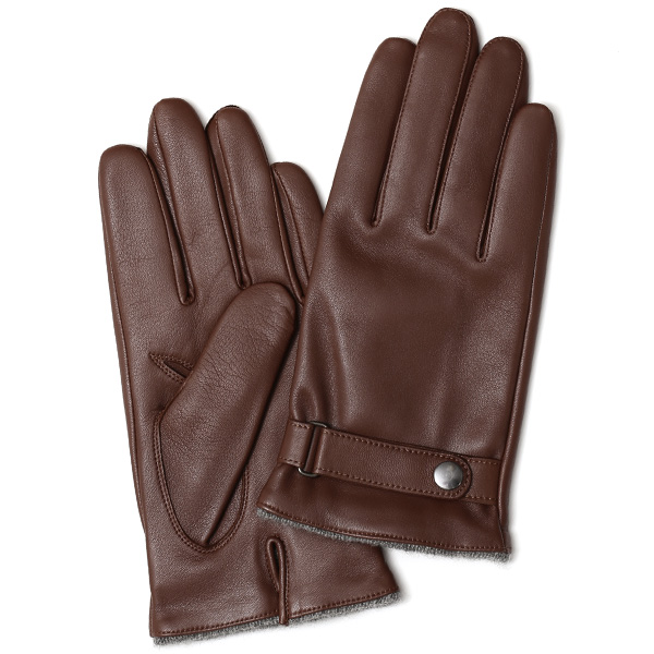 KURODA(クロダ) 羊革 メンズ 手袋 ブラウン