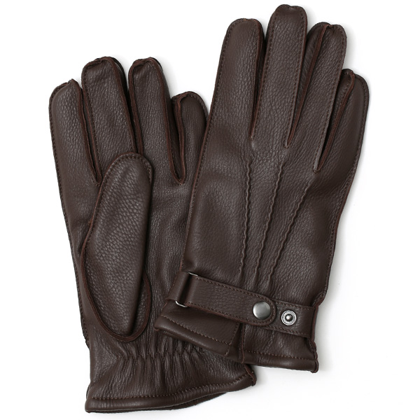 KURODA(クロダ) ディアスキン(鹿革) 手袋 ダークブラウン