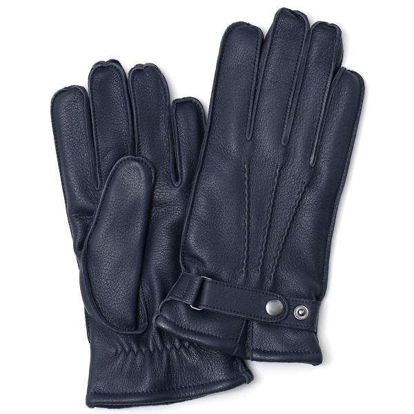 KURODA(クロダ) ディアスキン(鹿革) 手袋 ネイビー
