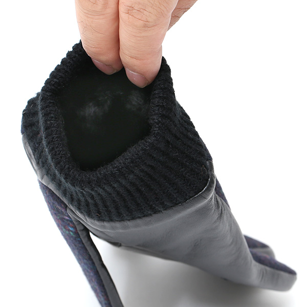  日本の手袋専門ブランド「KURODA(クロダ)」×英国の老舗生地メーカー「MOON(ムーン)」 ブルー ネイビー 青色 メンズ 本革 羊革(ラムスキン) タッチパネル対応 スマホ対応 スマートフォン対応 操作 可能