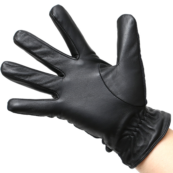  VITALE BARBERIS CANONICO イタリアの名門生地メーカー「カノニコ社」製 メンズ 手袋 ブラック 黒 黒色 本革 羊革(ラムスキン) レザー タッチパネル対応 スマホ対応 スマートフォン対応 操作 可能 KURODA(クロダ)