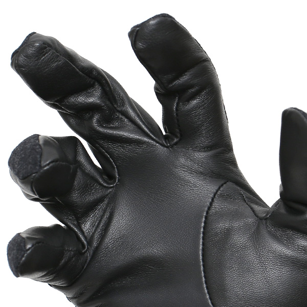  VITALE BARBERIS CANONICO イタリアの名門生地メーカー「カノニコ社」製 メンズ 手袋 ブラック 黒 黒色 本革 羊革(ラムスキン) レザー タッチパネル対応 スマホ対応 スマートフォン対応 操作 可能 KURODA(クロダ)