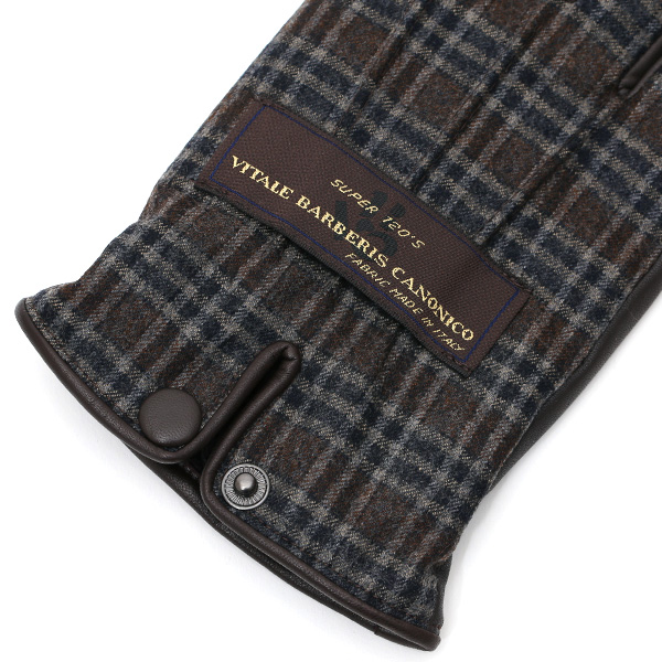  手袋 メンズ レザー 本革 ブラウン 茶 茶色 スマホ対応 グローブ KURODA(クロダ)