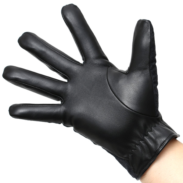  手袋 メンズ レザー 本革 ダークグレー グレー グレイ 灰色 スマホ対応 グローブ KURODA(クロダ)