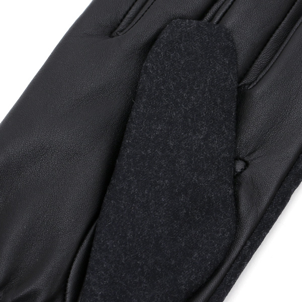  手袋 メンズ レザー 本革 ダークグレー グレー グレイ 灰色 スマホ対応 グローブ KURODA(クロダ)