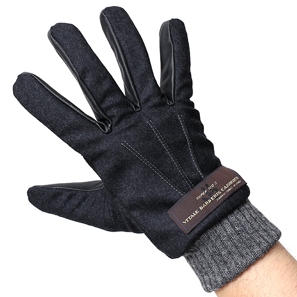  手袋 メンズ レザー 本革 スマホ対応 ブラック 黒 黒色 スマートフォン対応 タッチパネル対応 操作 可能 羊革(ラムスキン) ゴートスエード(ヤギ革) グローブ おしゃれ 可愛い 人気 ブランド てぶくろ KURODA(クロダ)