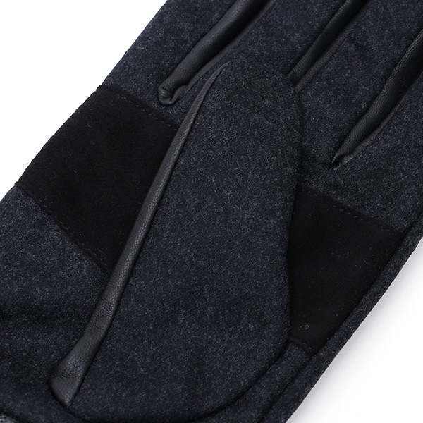  手袋 メンズ レザー 本革 スマホ対応 ブラック 黒 黒色 スマートフォン対応 タッチパネル対応 操作 可能 羊革(ラムスキン) ゴートスエード(ヤギ革) グローブ おしゃれ 可愛い 人気 ブランド てぶくろ KURODA(クロダ)