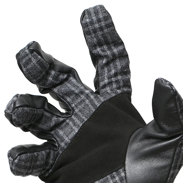  手袋 メンズ レザー 本革 スマホ対応 グレー グレイ 灰色 スマートフォン対応 タッチパネル対応 操作 可能 羊革(ラムスキン) ゴートスエード(ヤギ革) グローブ おしゃれ 可愛い 人気 ブランド てぶくろ KURODA(クロダ)